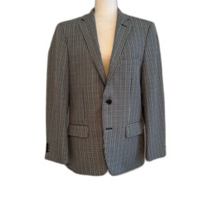 Haggar | 1926 Originals Men's Blazer Navy & Green Plaid Sports Coat Size 42 R